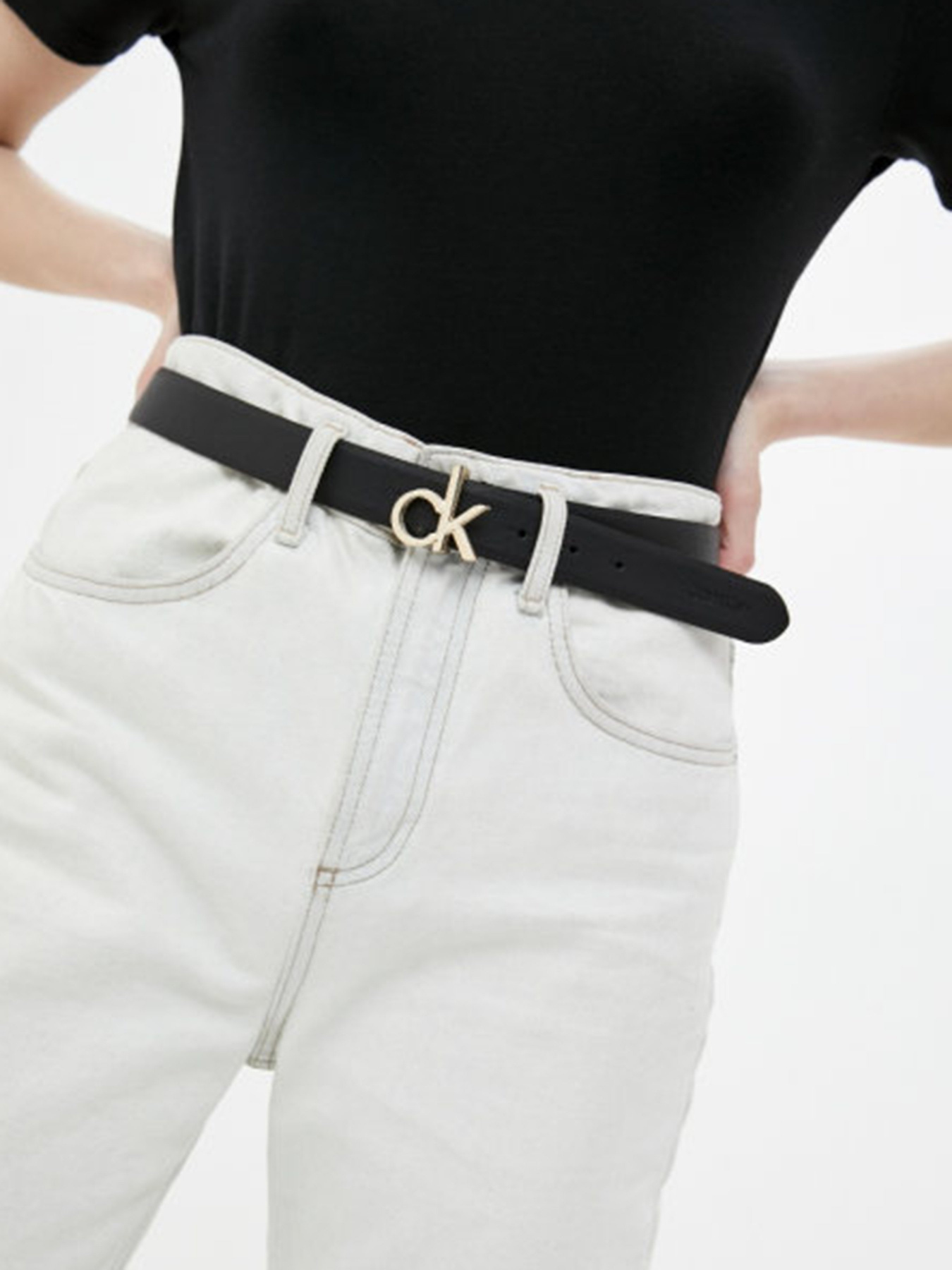 Ремені Calvin Klein модель K60K607944_BAX0 Фото