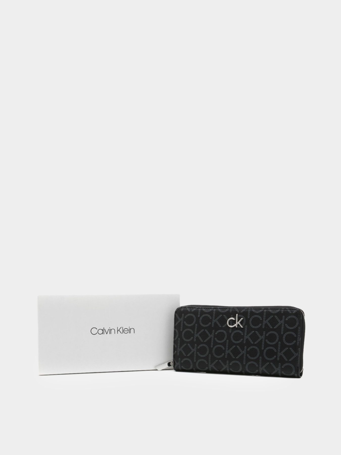 Гаманець Calvin Klein Slim Z/A Lg Monogram модель K60K608326_0GJ Фото