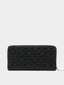 Гаманець Calvin Klein Slim Z/A Lg Monogram модель K60K608326_0GJ Гаманець Calvin Klein Slim Z/A Lg Monogram модель K60K608326_0GJ Фото