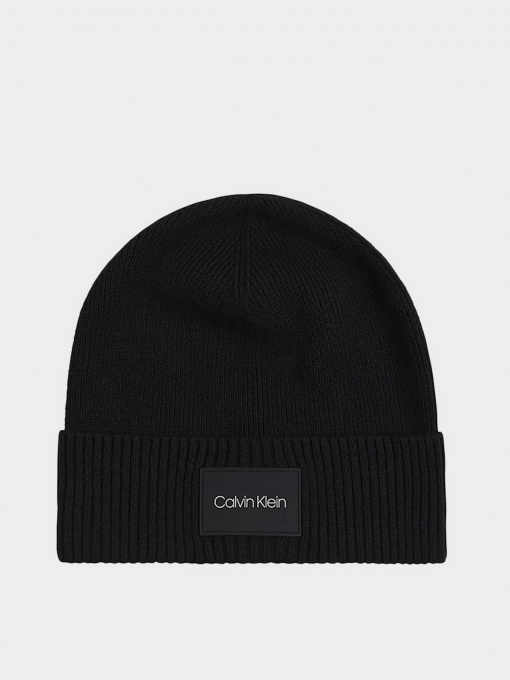 Шапка Calvin Klein Ttw Patch Rib модель K50K507529_BAX Фото