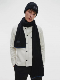 Шапка/шарф Calvin Klein Contrast Edge Beanie Scarf модель K50K507499_BAX Фото