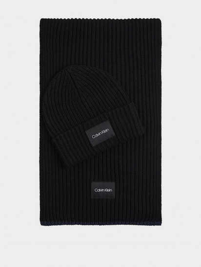 Шапка/шарф Calvin Klein Contrast Edge Beanie Scarf модель K50K507499_BAX — фото - INTERTOP