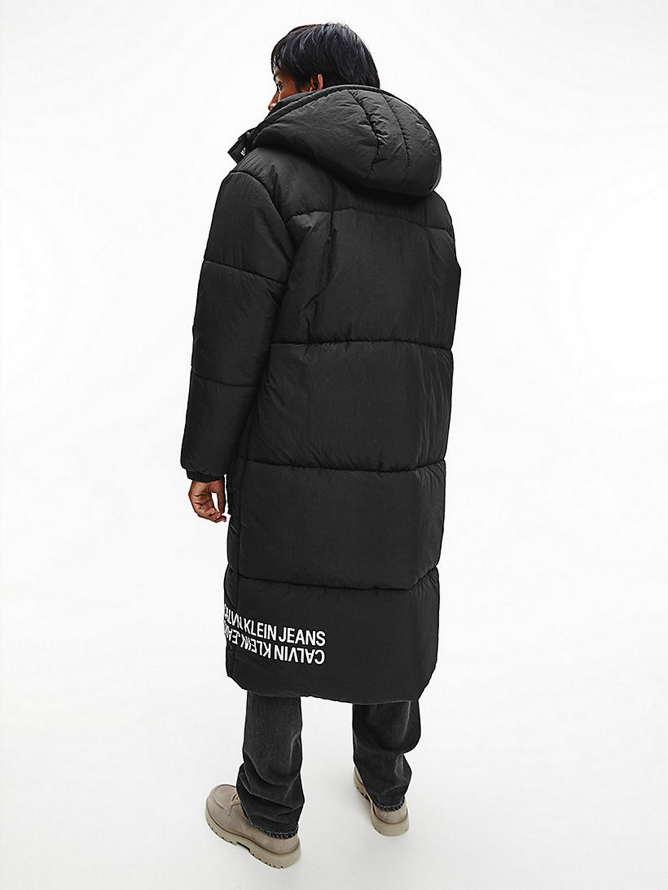 Пуховик Calvin Klein Sustainable Crinkle модель J30J318656_BEH Фото