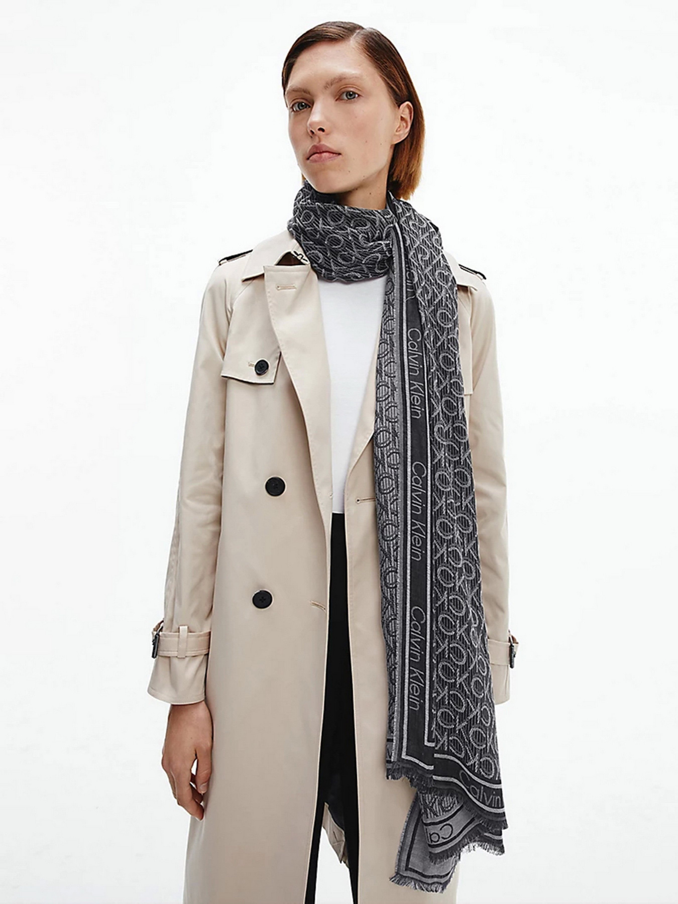 Шарф Calvin Klein модель K60K608780_BAX Фото