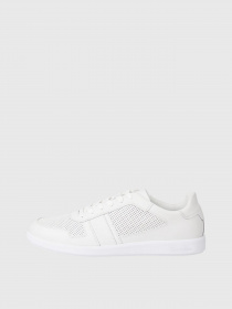 Кеды низкие Calvin Klein Low Top Lace Up Lth модель HM0HM00471-01S Фото