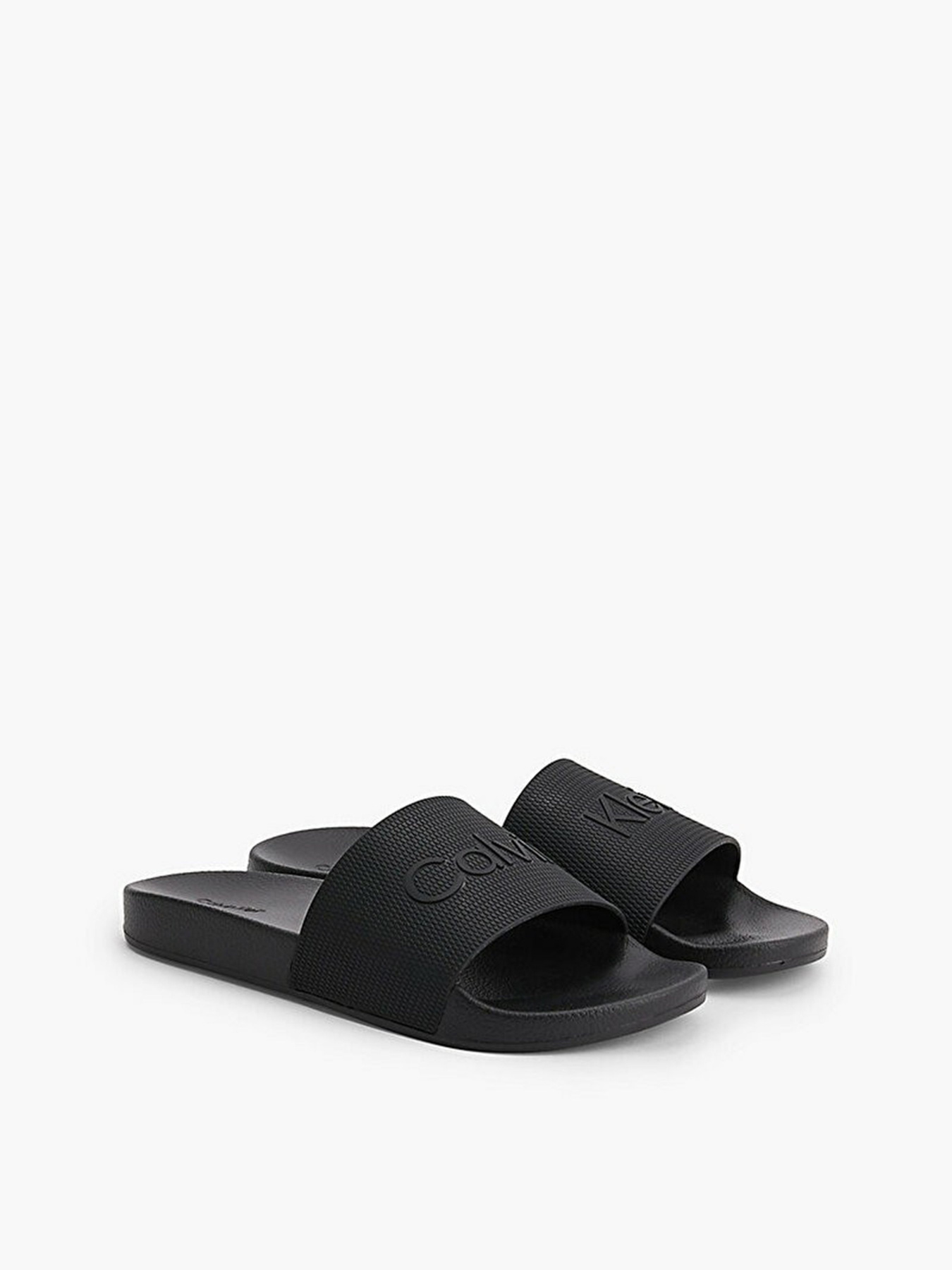 Шлепанцы Calvin Klein Pool Slide Rubber модель HM0HM00636-BEH Фото