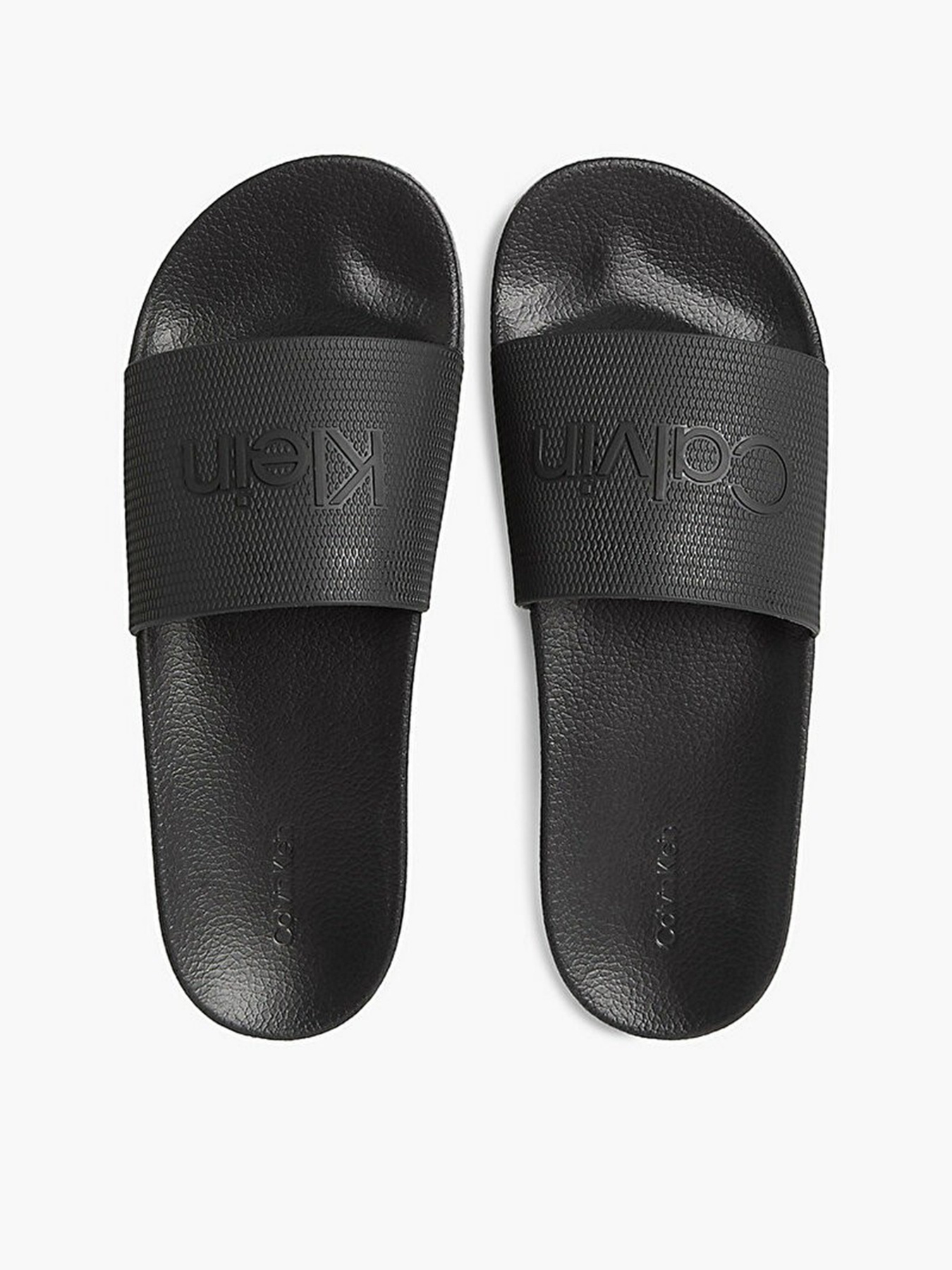 Шлепанцы Calvin Klein Pool Slide Rubber модель HM0HM00636-BEH Фото