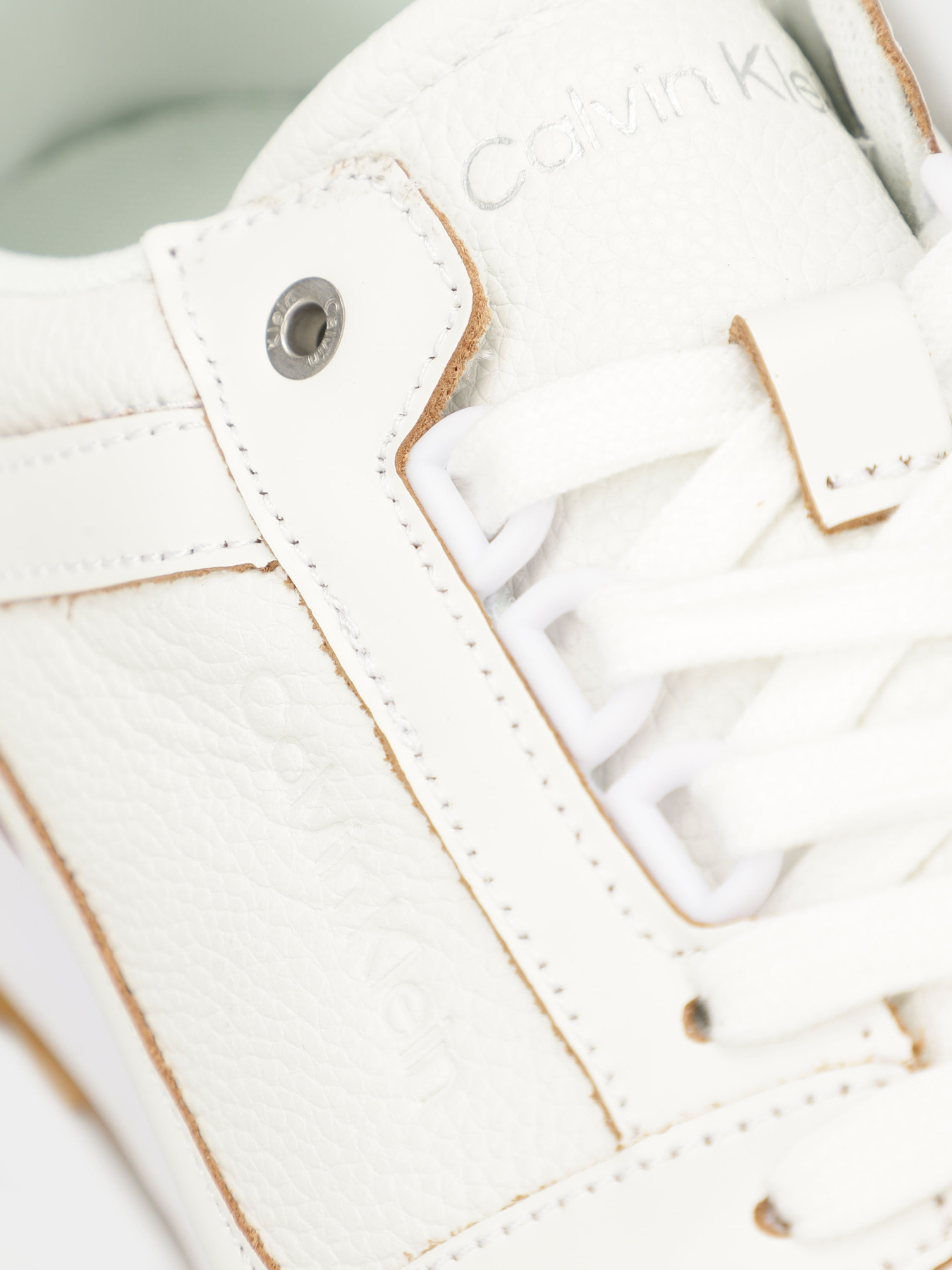 Кроссовки повседневные Calvin Klein Low Top Lace Up Lth модель HM0HM00925-0K6 Фото