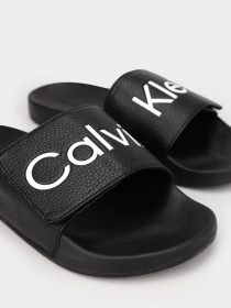 Шлепанцы Calvin Klein Adj Pool Slide Pu модель HM0HM00957-BEH Фото