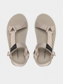Сандалии Calvin Klein Prefresato Webbing Strap Badge модель YM0YM00639-ACF Фото