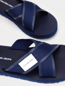 Шлепанцы Calvin Klein Crisscros Badge модель YM0YM00641-C7I Фото