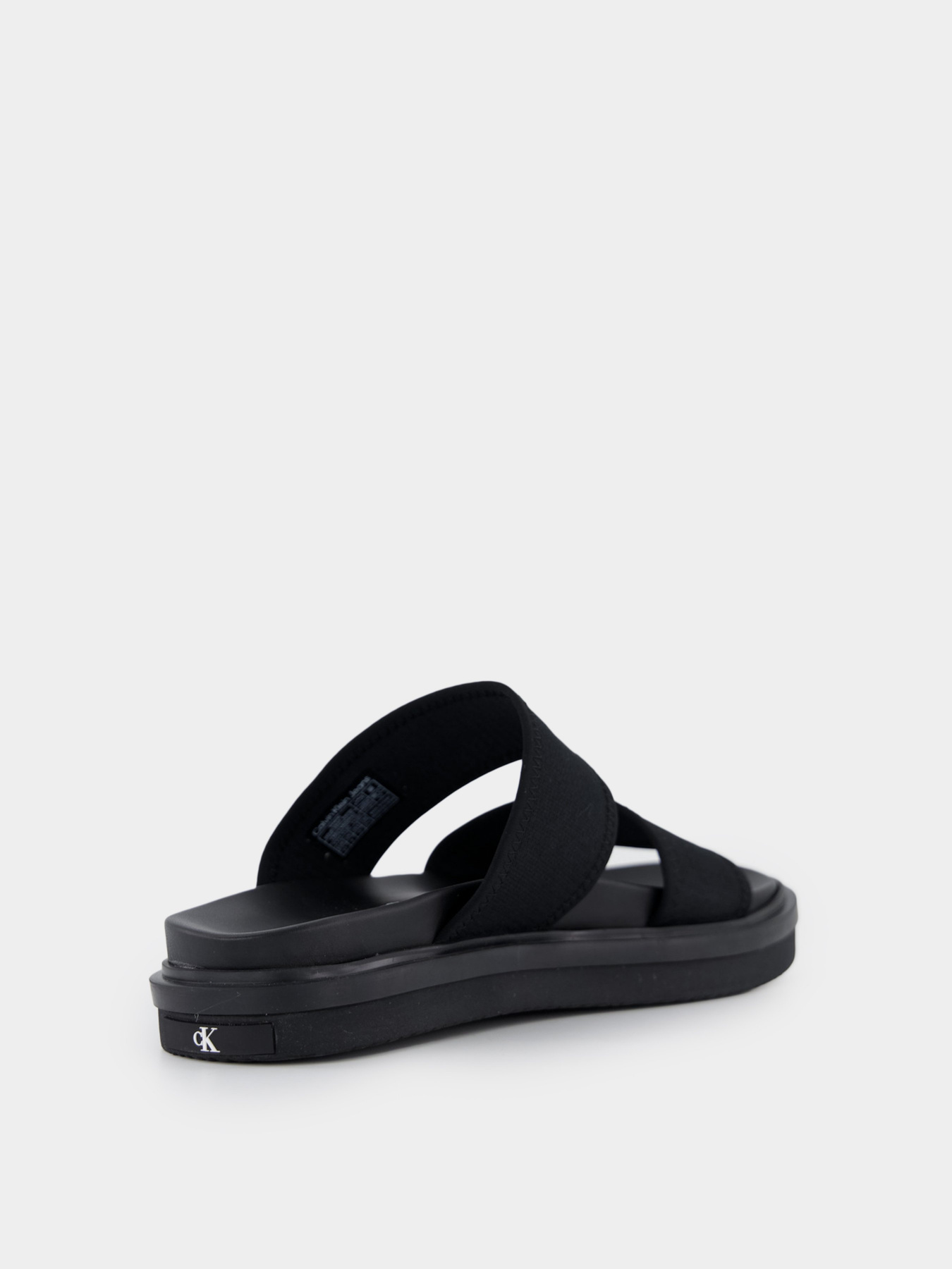 Шлепанцы Calvin Klein Sandal Doublebar Badge модель YM0YM00642-BDS Фото