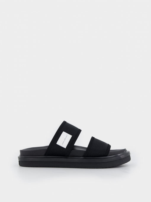 Шлепанцы Calvin Klein Sandal Doublebar Badge модель YM0YM00642-BDS Фото