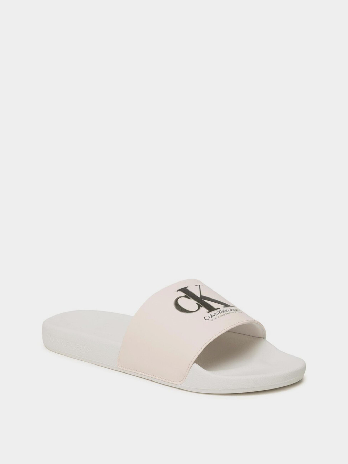 Шлепанцы Calvin Klein Slide Oversized Brand модель YM0YM00662-YBH Фото