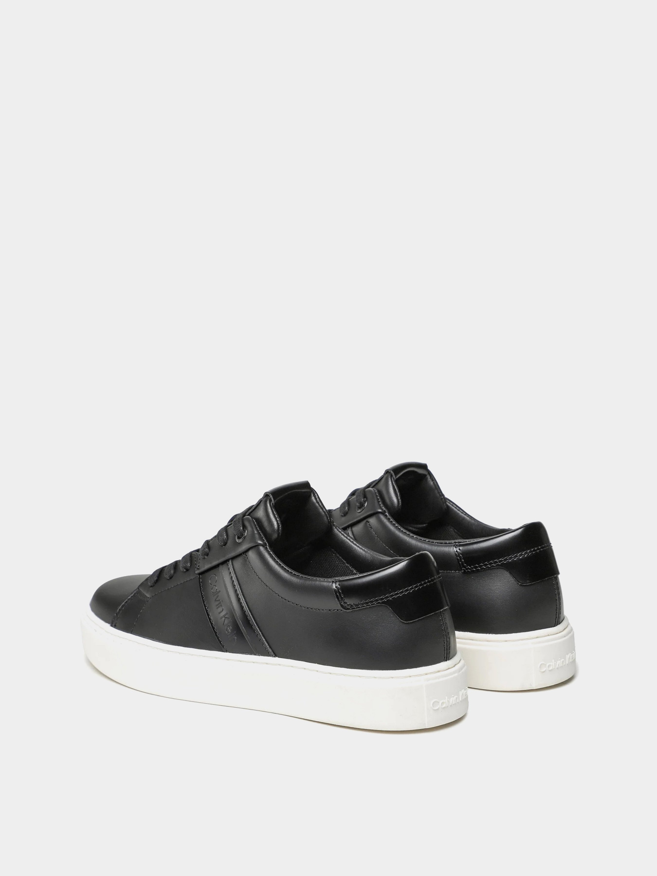 Кеды низкие Calvin Klein Low Top Lace Up Lth модель HM0HM01055-BEH Фото