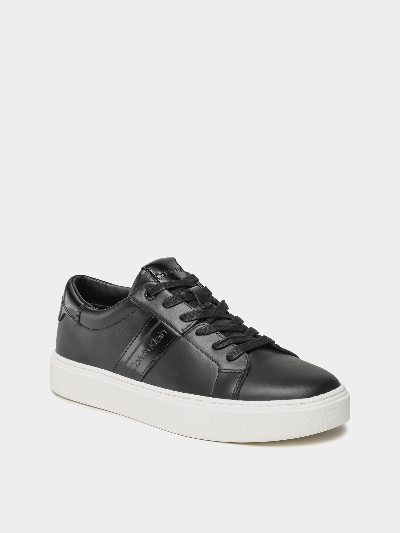 Кеды низкие Calvin Klein Low Top Lace Up Lth модель HM0HM01055-BEH Фото