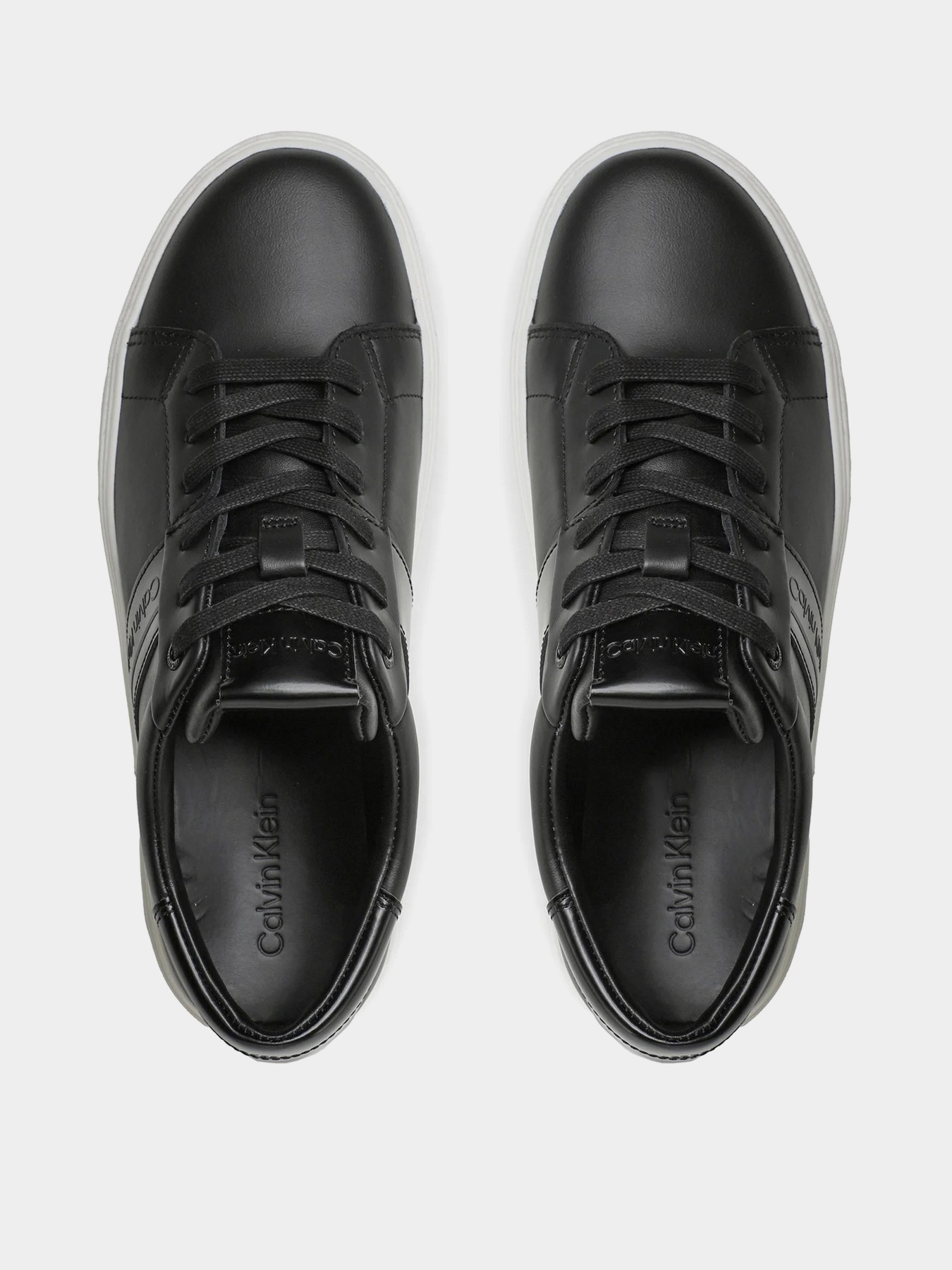 Кеди низькі Calvin Klein Low Top Lace Up Lth модель HM0HM01055-BEH Фото