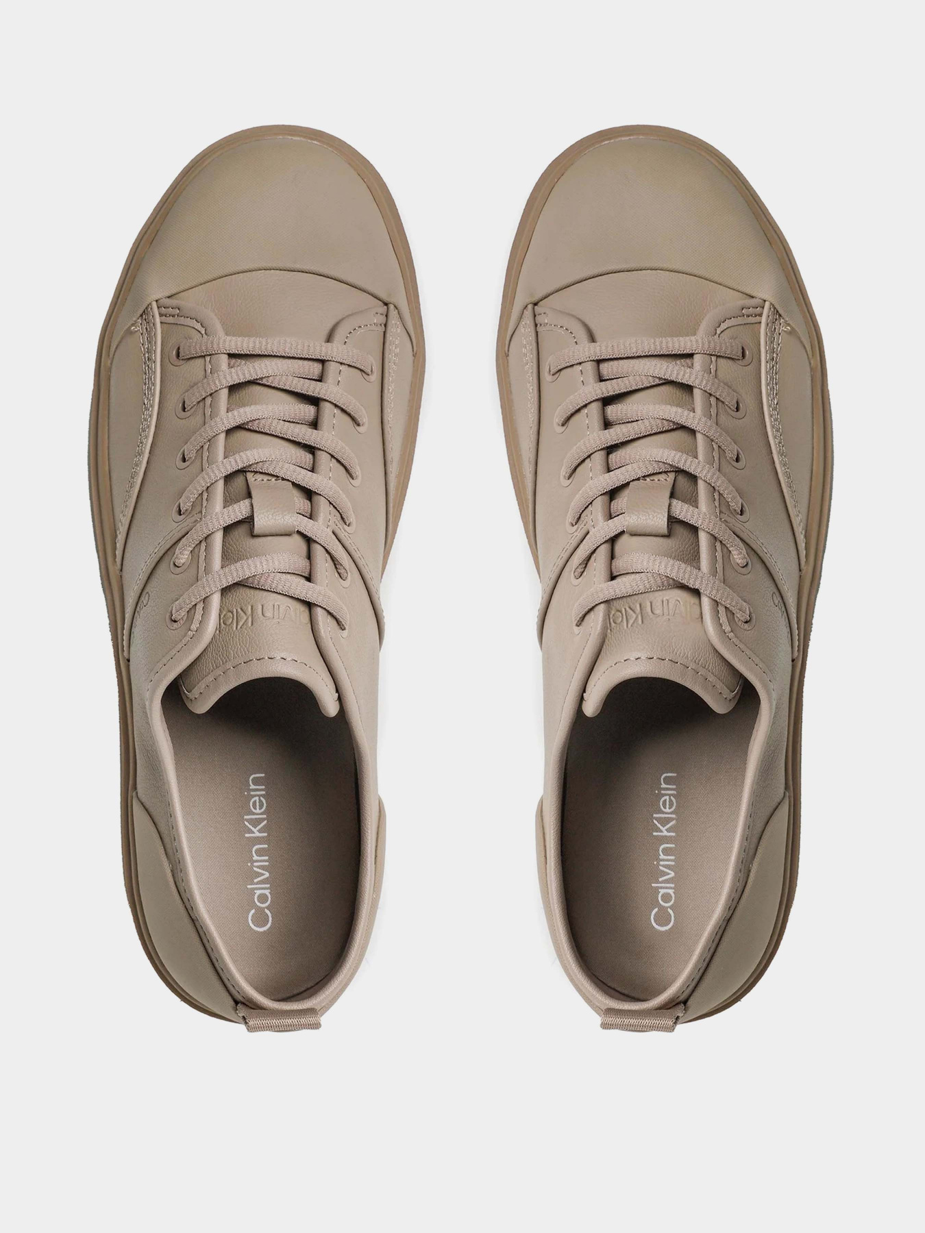 Кеды низкие Calvin Klein Low Top Lace Up Lth модель HM0HM01045-A04 Фото