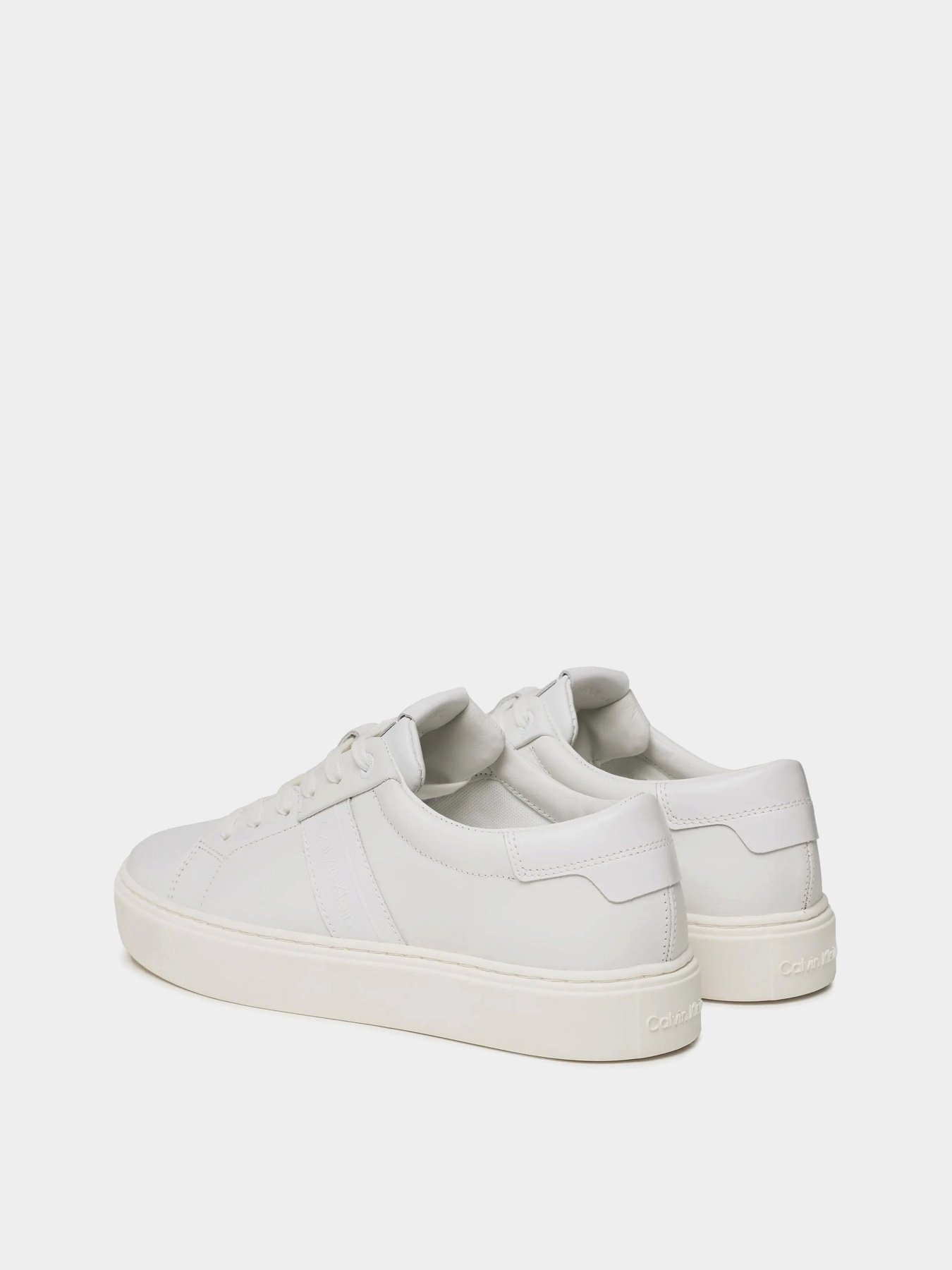 Кеды низкие Calvin Klein Low Top Lace Up Lth модель HM0HM01055-0K4 Фото