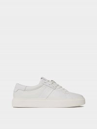 Білий - Кеди низькі Calvin Klein Low Top Lace Up Lth