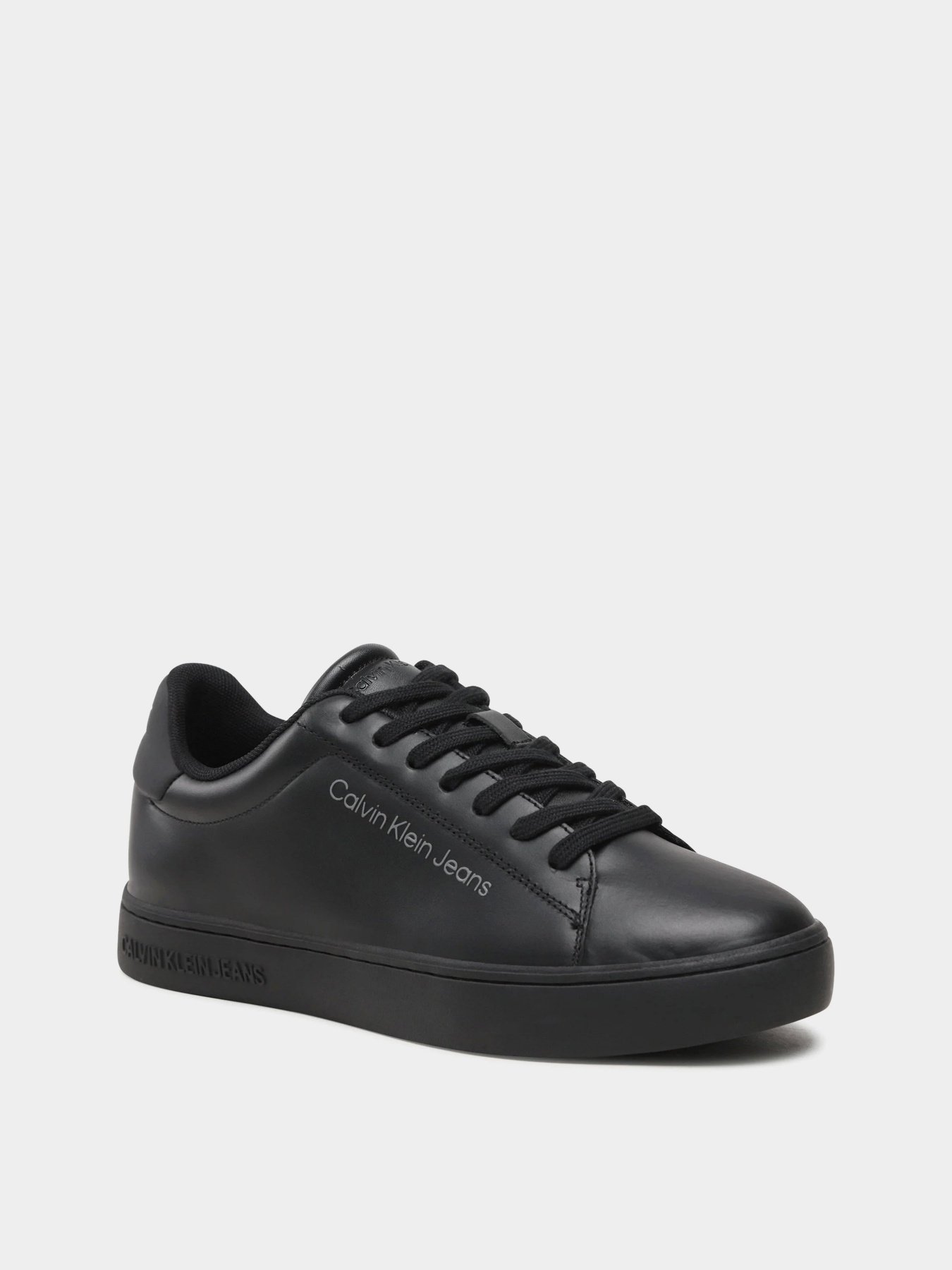 Кеди низькі Calvin Klein Classic Cupsole Laceup Lth модель YM0YM00715-BEH Кеди низькі Calvin Klein Classic Cupsole Laceup Lth модель YM0YM00715-BEH Фото