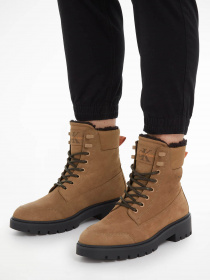 Ботинки Calvin Klein Combat Mid Laceup Wl Suede модель YM0YM00765-0HD Фото