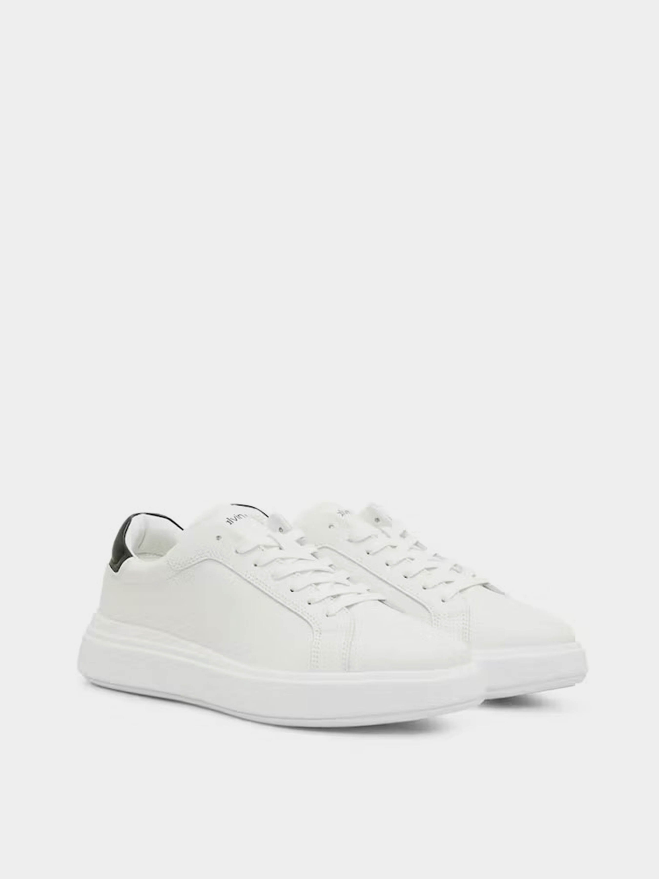 Кеды низкие Calvin Klein Low Top Lace Up Lth модель HM0HM01016-0K9 Фото