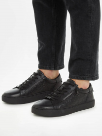Кеди низькі Calvin Klein Low Top Lace Up W/Zip Mono модель HM0HM01188-0GL Фото