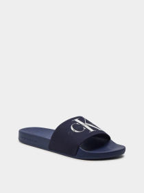 Шлепанцы Calvin Klein Slide Monogram Co модель YM0YM00061-0G2 Фото