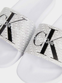 Шлепанцы Calvin Klein Slide Aop модель YM0YM00955-01W Фото