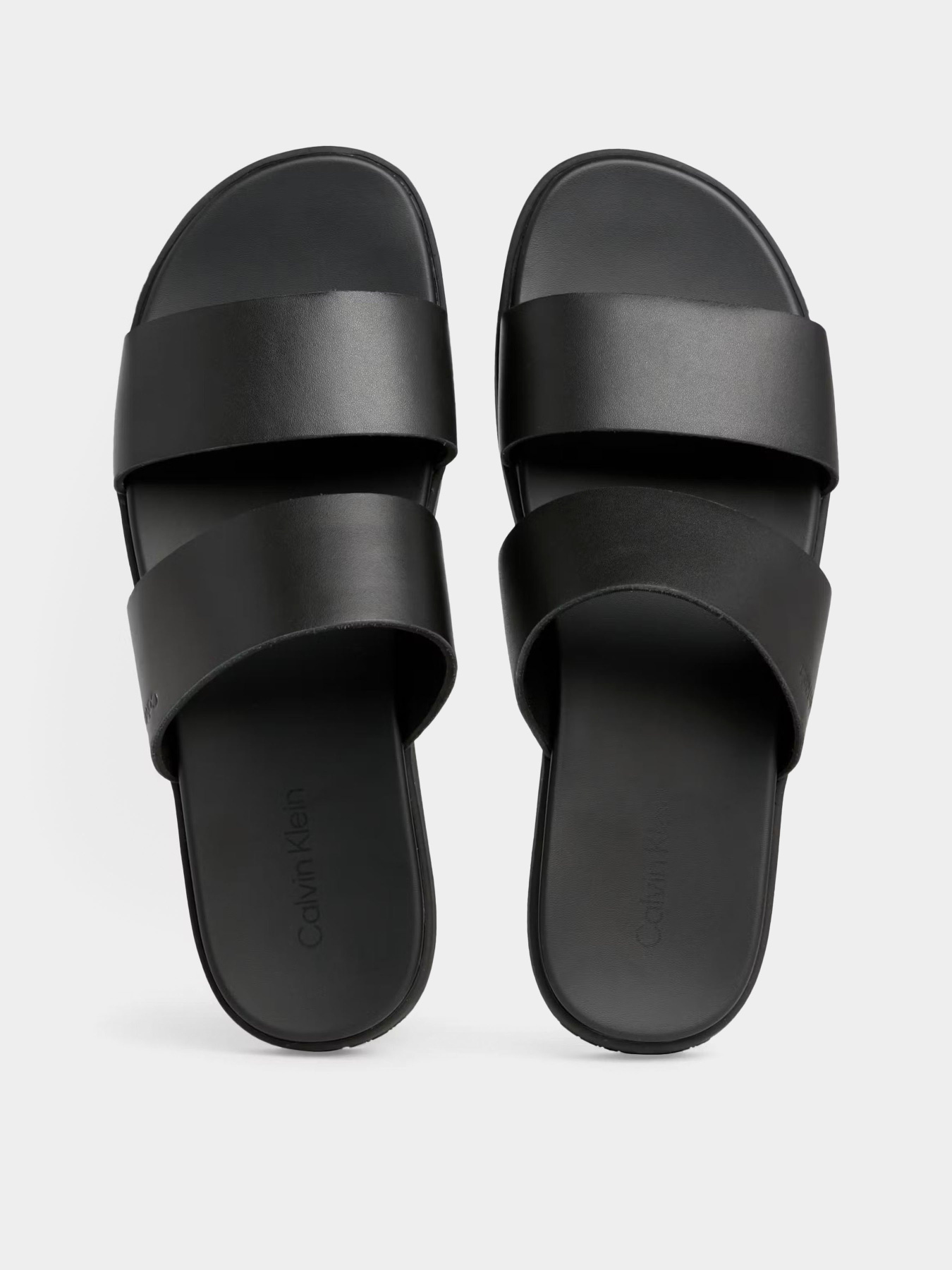 Шльопанці Calvin Klein Double Strap модель HM0HM01414-BEH Фото