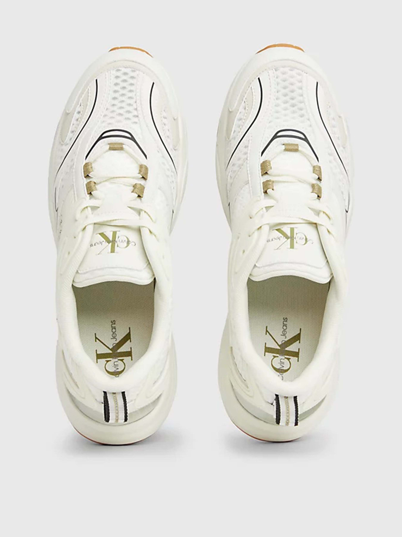 Кроссовки Calvin Klein Retro Tennis Low Mix Ml Met модель YM0YM00931-01I Фото