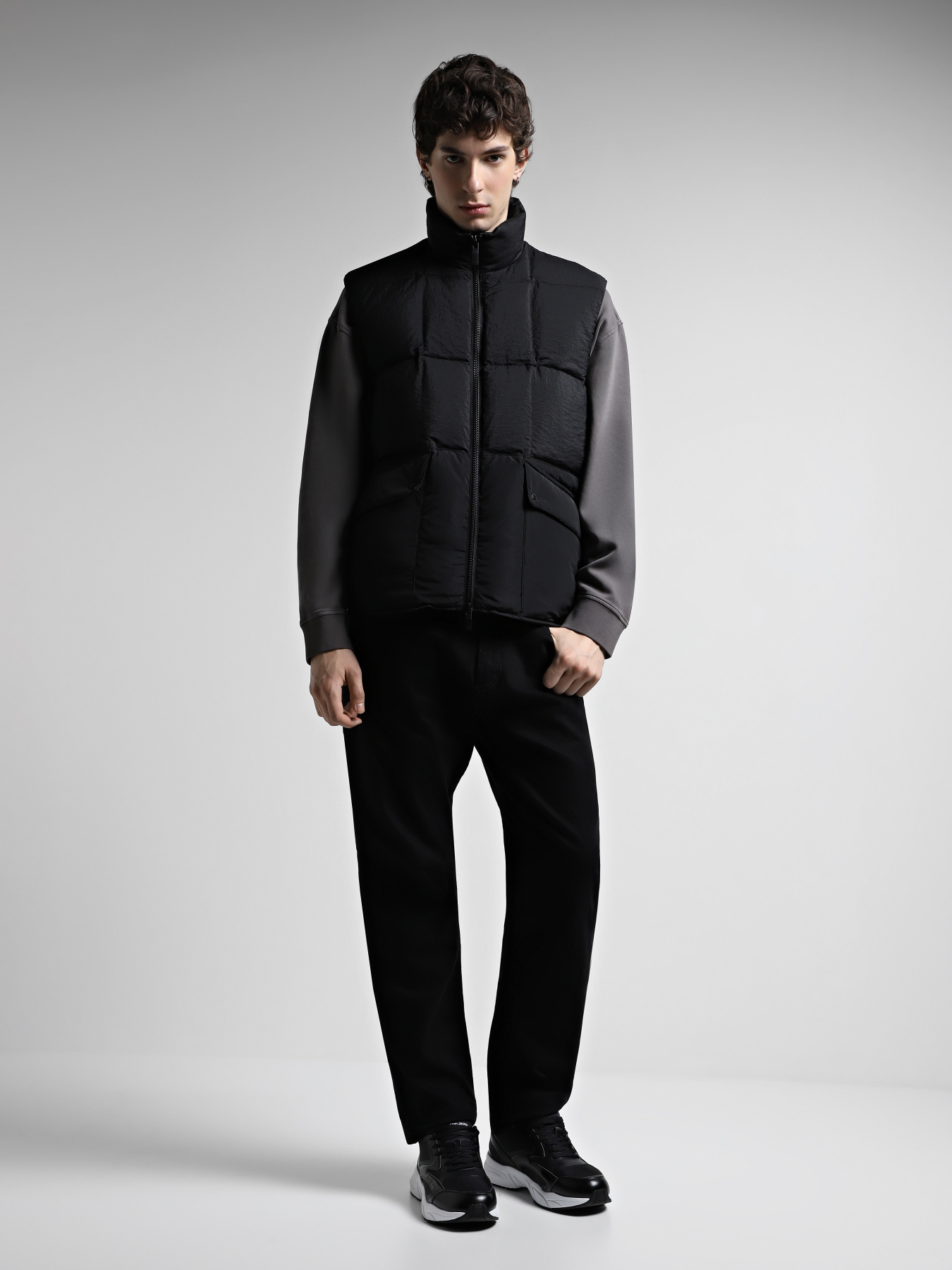 Кроссовки повседневные Calvin Klein Retro Tennis Low Multilayer модель YM0YM01104-0GM Фото