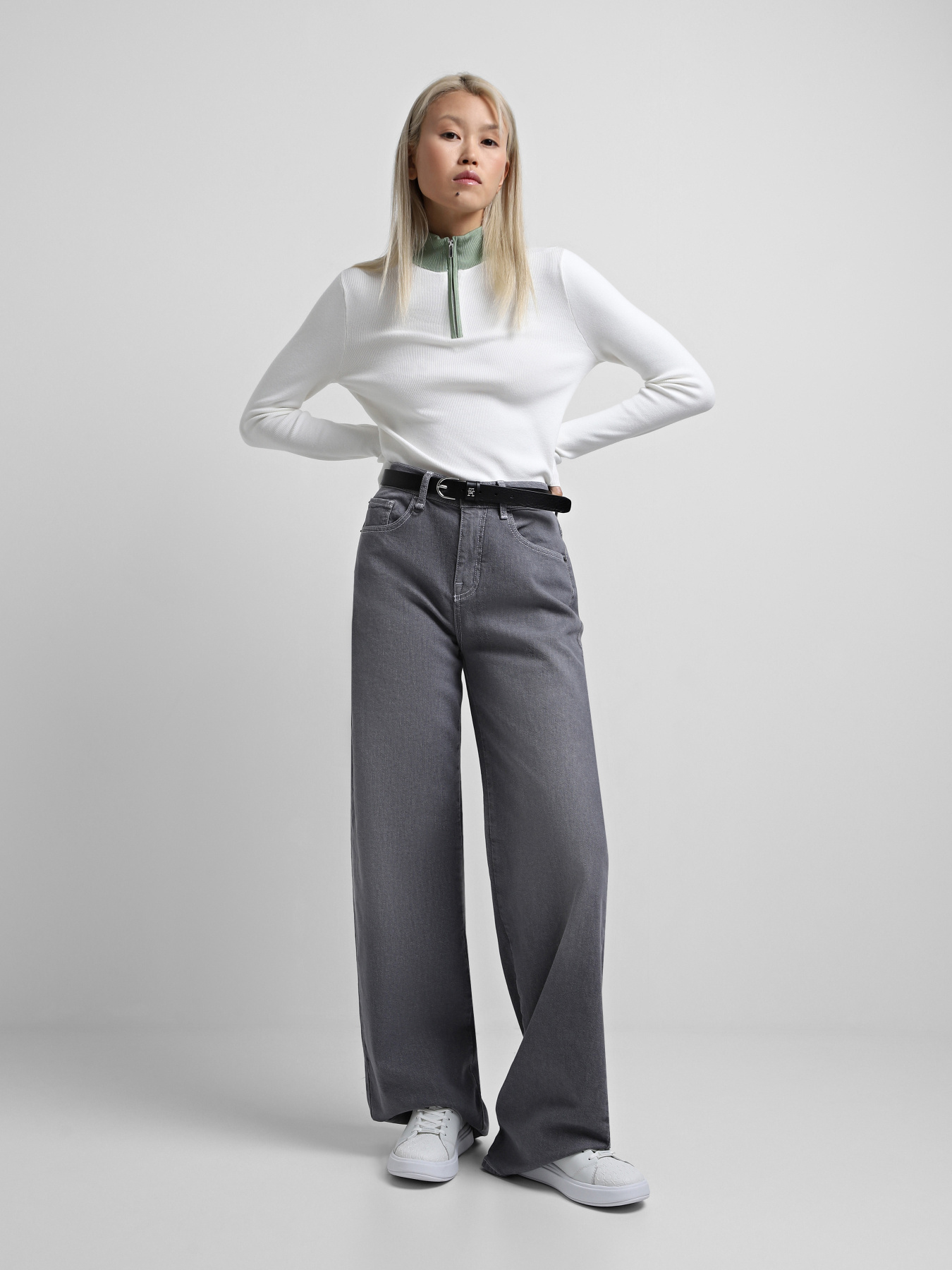 Кросівки Calvin Klein Cupsole Lace Up Mono Mix модель HW0HW02218-YBR Фото