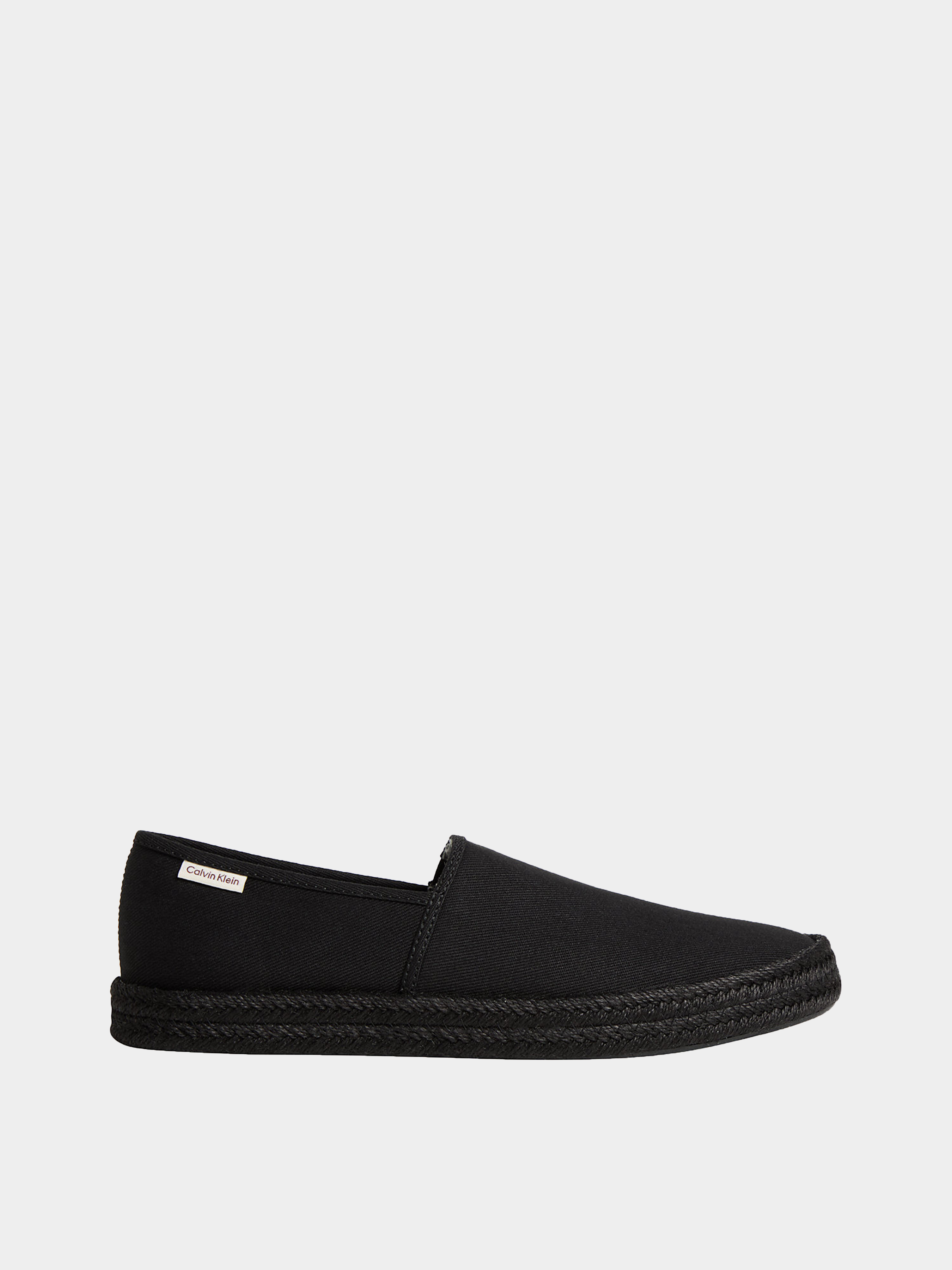Бавовняні Чоловічі Еспадрильї Calvin Klein ESS ESPADRILLE CV (CKM444) колір чорний Calvin Klein - купити в Україні