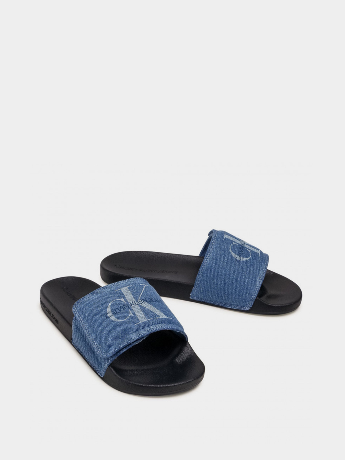 Шлепанцы Calvin Klein Slide Velcro модель YM0YM00064-0G2 Фото