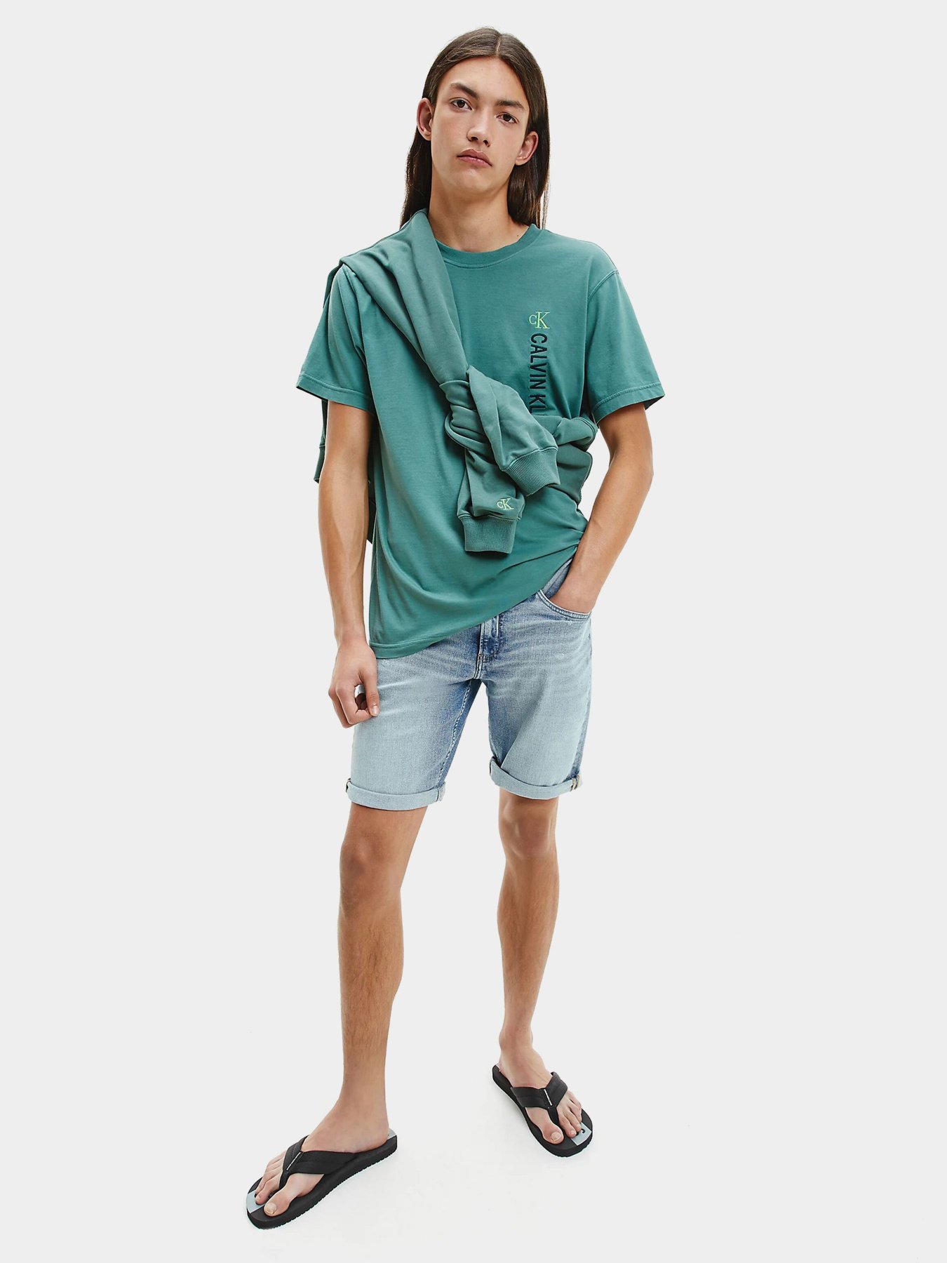 Вьетнамки Calvin Klein модель YM0YM00072-BDS Фото