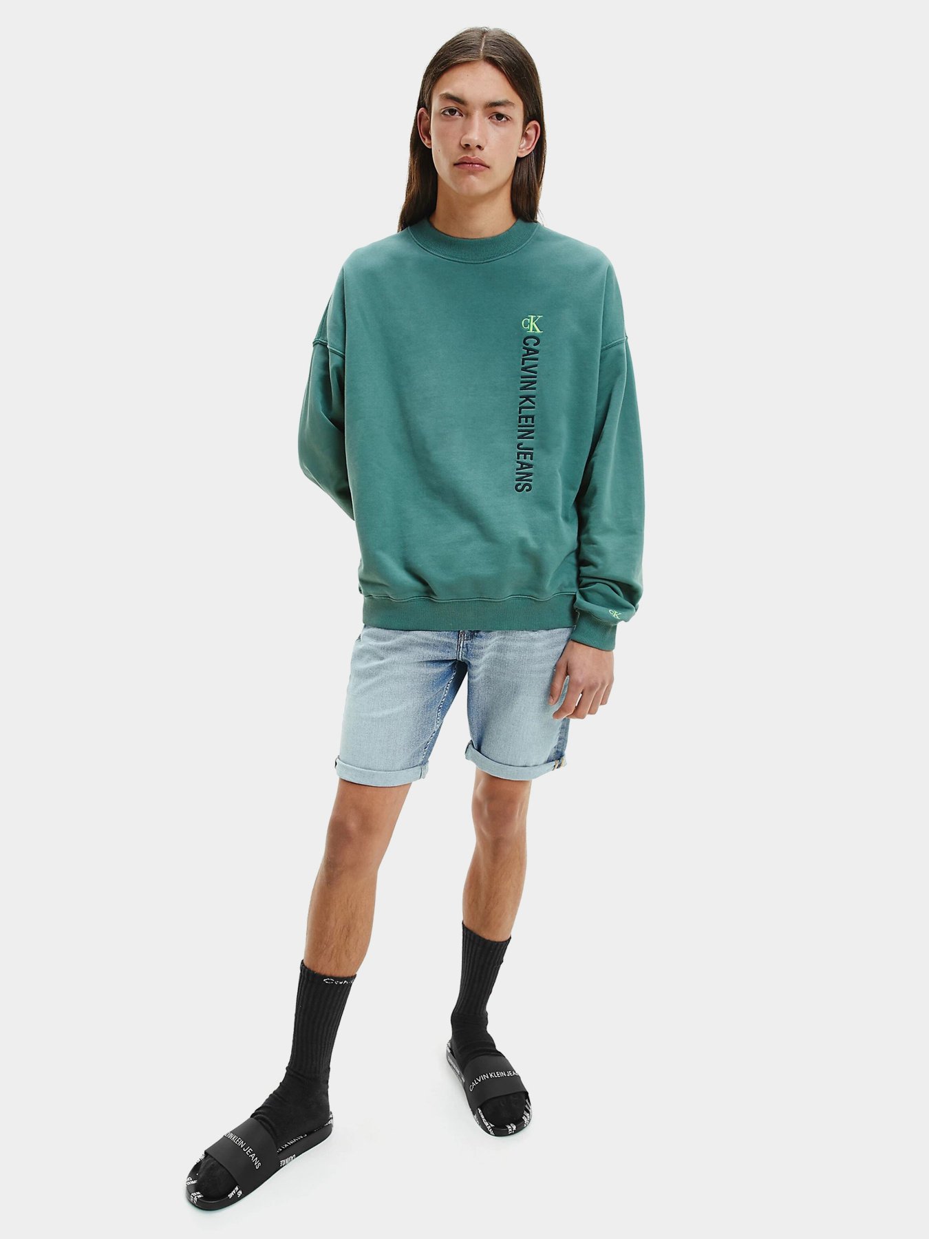 Шлёпанцы Calvin Klein модель YM0YM00074-BDS Шлёпанцы Calvin Klein модель YM0YM00074-BDS Фото