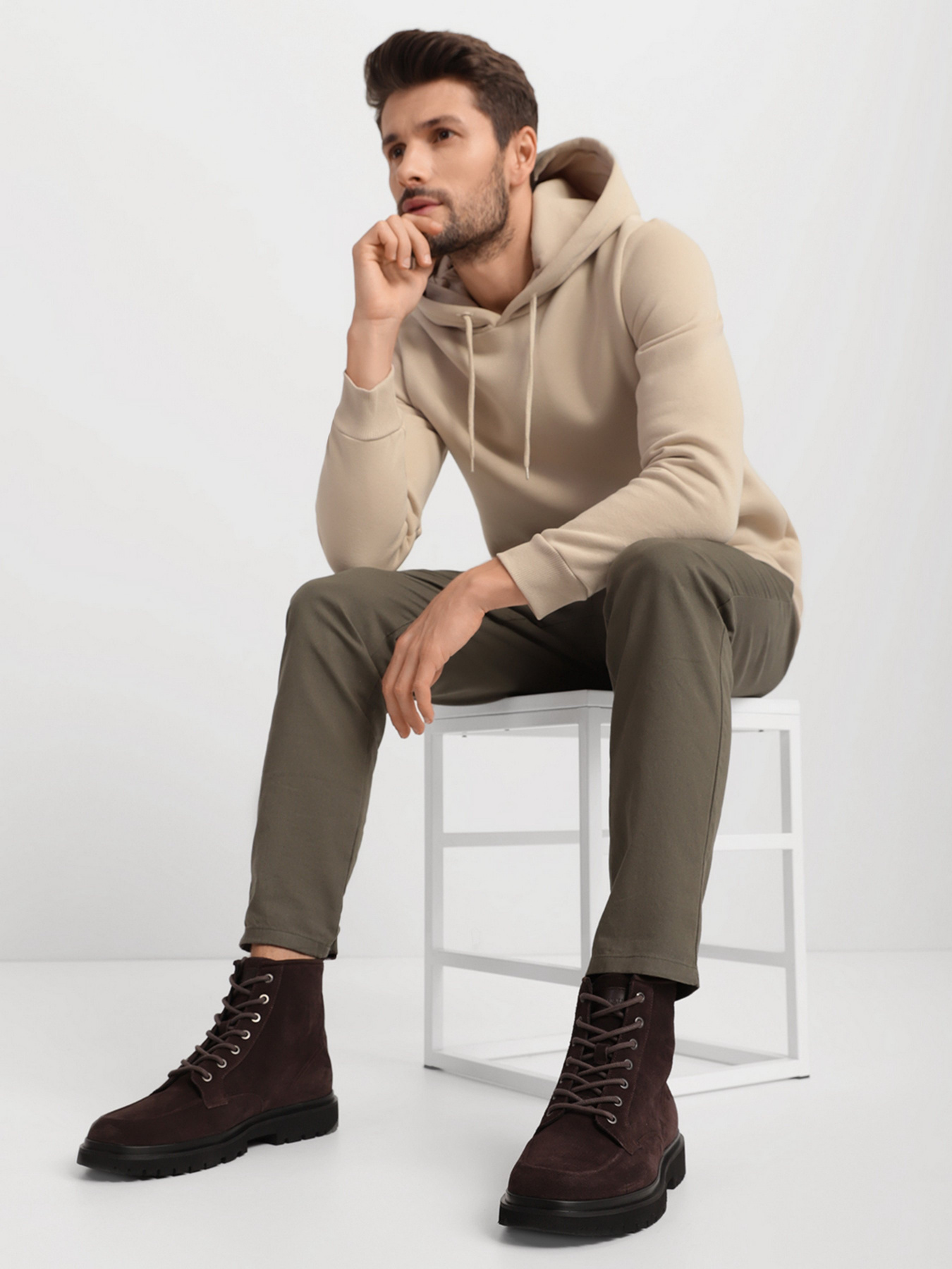 Черевики Calvin Klein Lug Mid Laceup модель YM0YM00240-0HP Фото