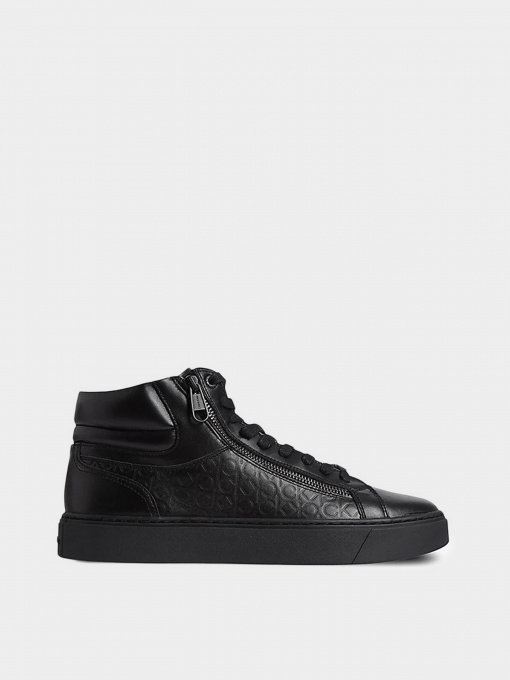 Полуботинки Calvin Klein High Top Lace Up W/Zip модель HM0HM00283-0GK Фото