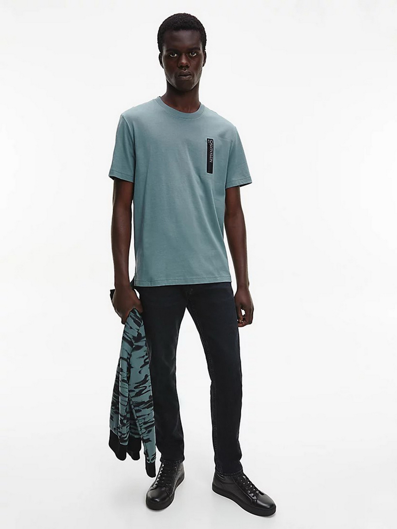 Напівчеревики Calvin Klein High Top Lace Up W/Zip модель HM0HM00283-0GK Фото