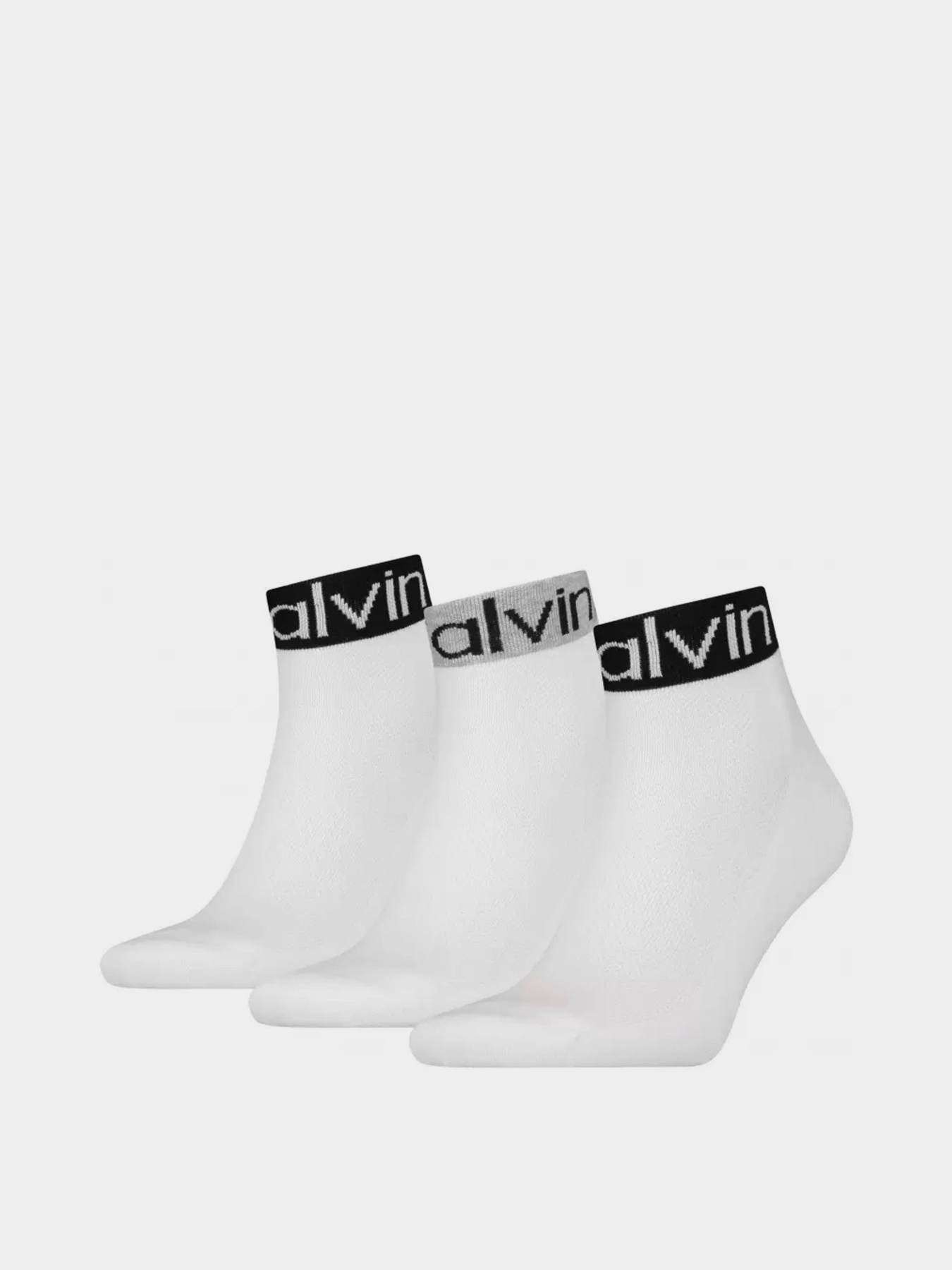 Набір шкарпеток Calvin Klein Quarter Logo We модель 701218722002 Фото