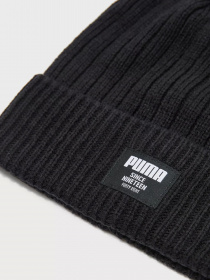 Шапка PUMA Ribbed Classic Beanie модель 02283101 Фото