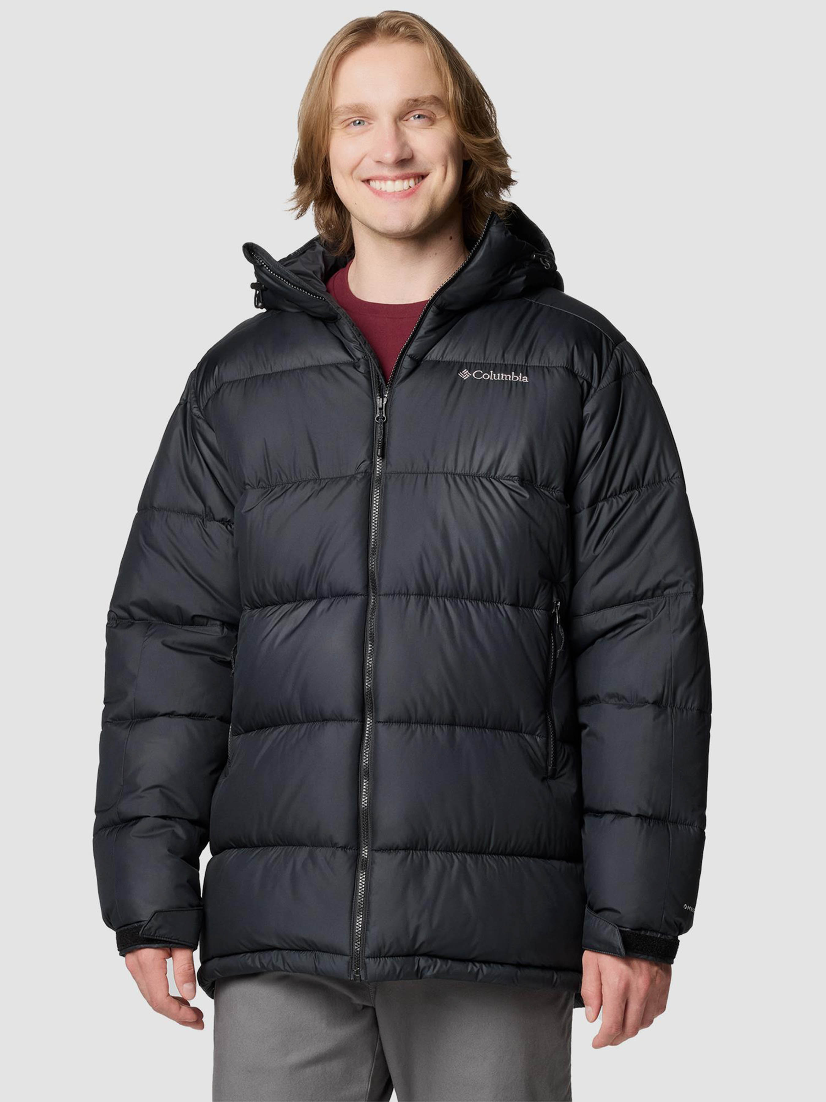 Чоловіча Зимова куртка Columbia PIKE LAKE™ PARKA (CLB106) колір чорний, матеріал поліестер