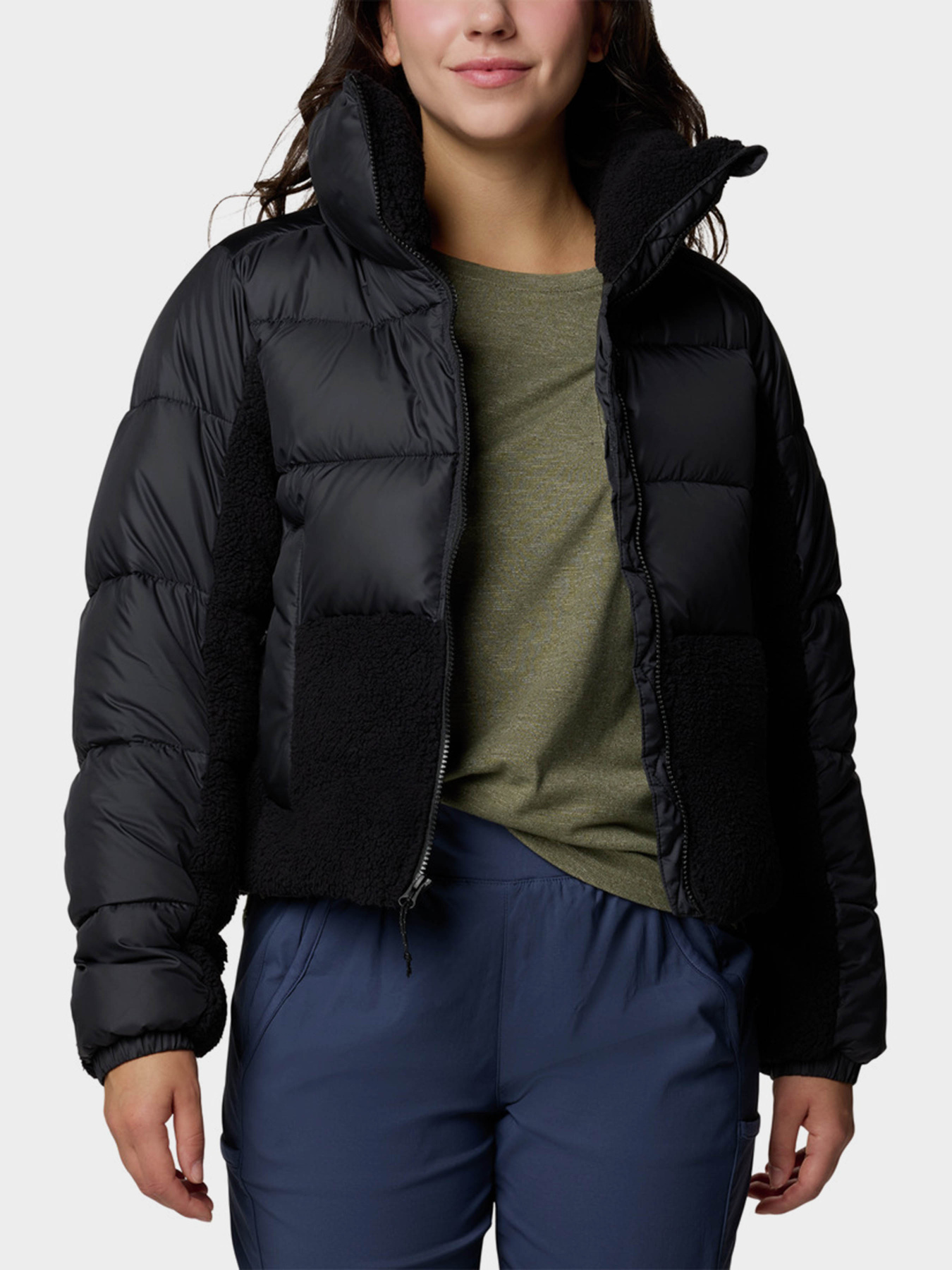 Демисезонная куртка Columbia LEADBETTER POINT II SHERPA HYB модель 2085601-010 Фото