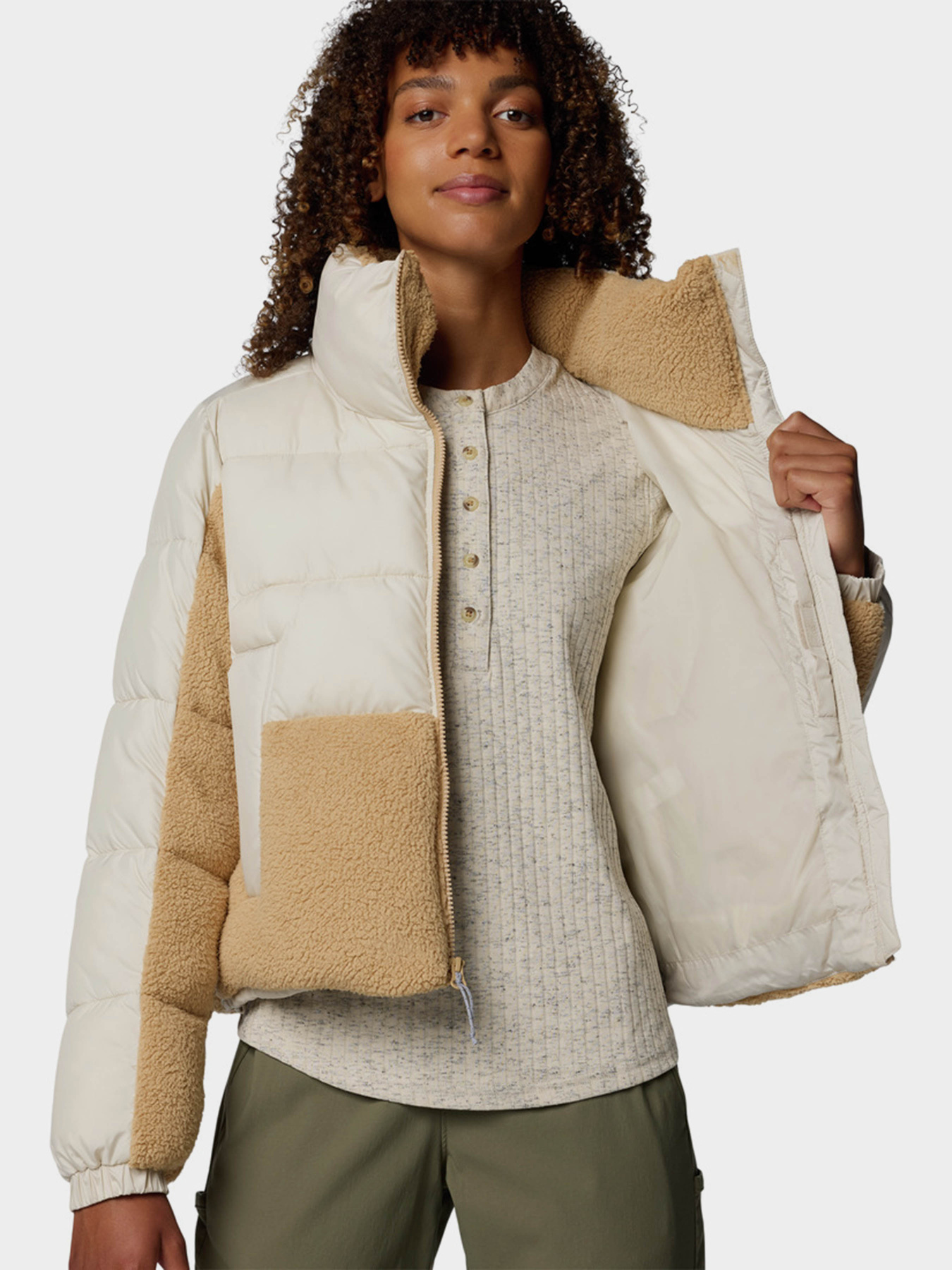 Демісезонна куртка Columbia Leadbetter Point II Sherpa Hybrid модель 2085601-278 Фото