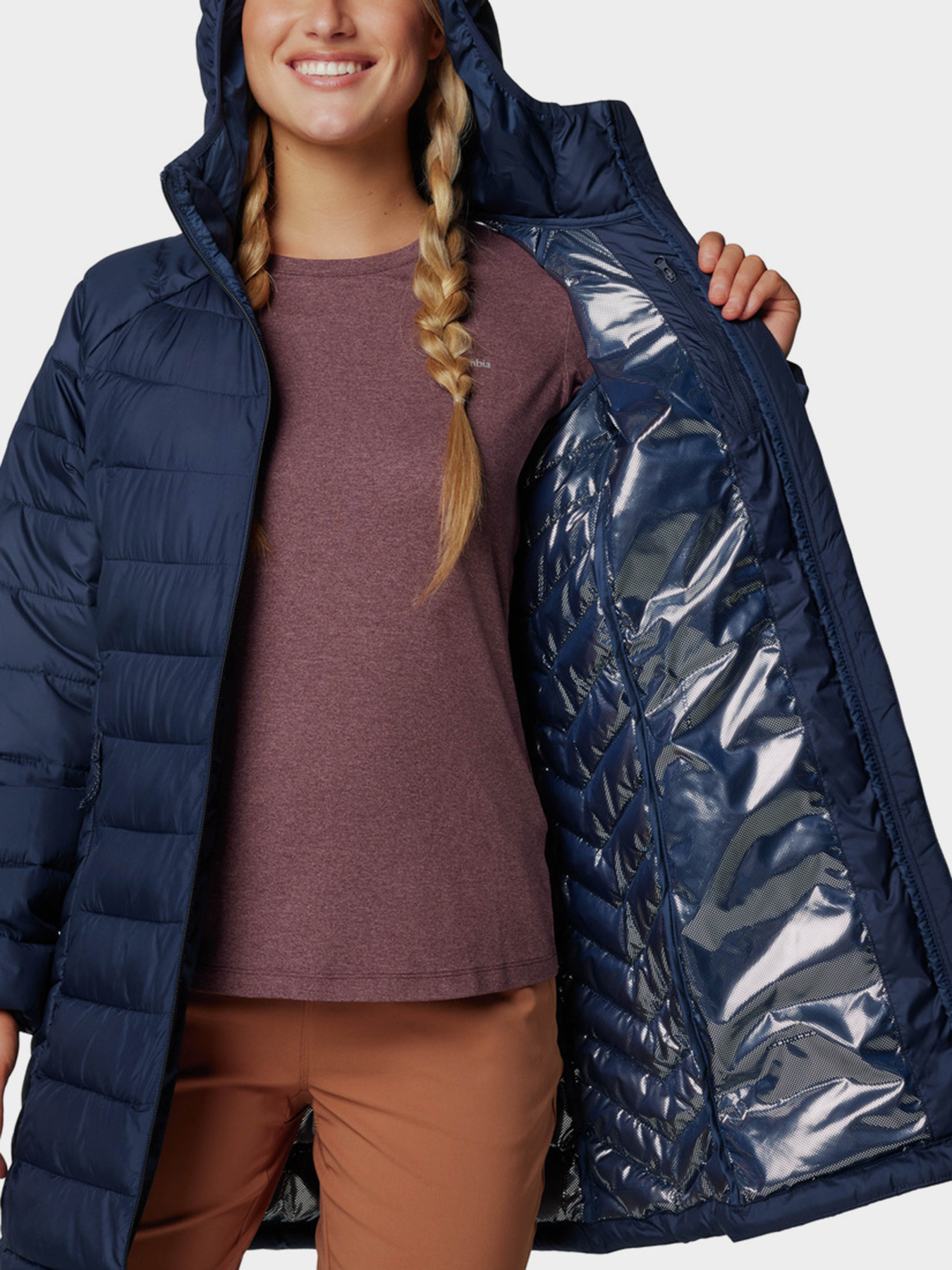 Зимняя куртка Columbia Powder Lite™ II Mid модель 2089371-464 Фото