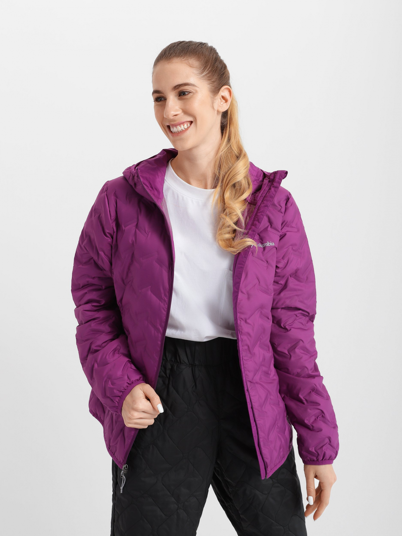 Пуховик Columbia DELTA RIDGE™ DOWN JACKET HOODED модель 1875931-575 Фото