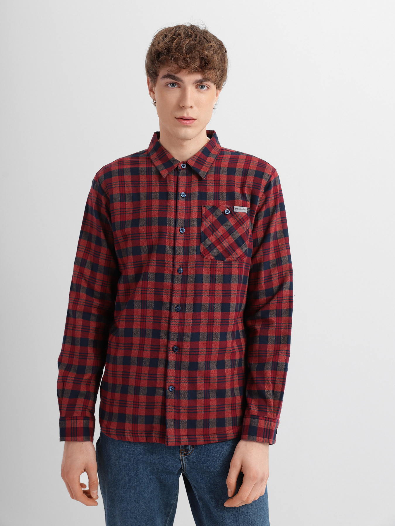 Сорочка повсякденна Columbia Cornell Woods Fleece Lined Flannel модель 1954241-464 Фото