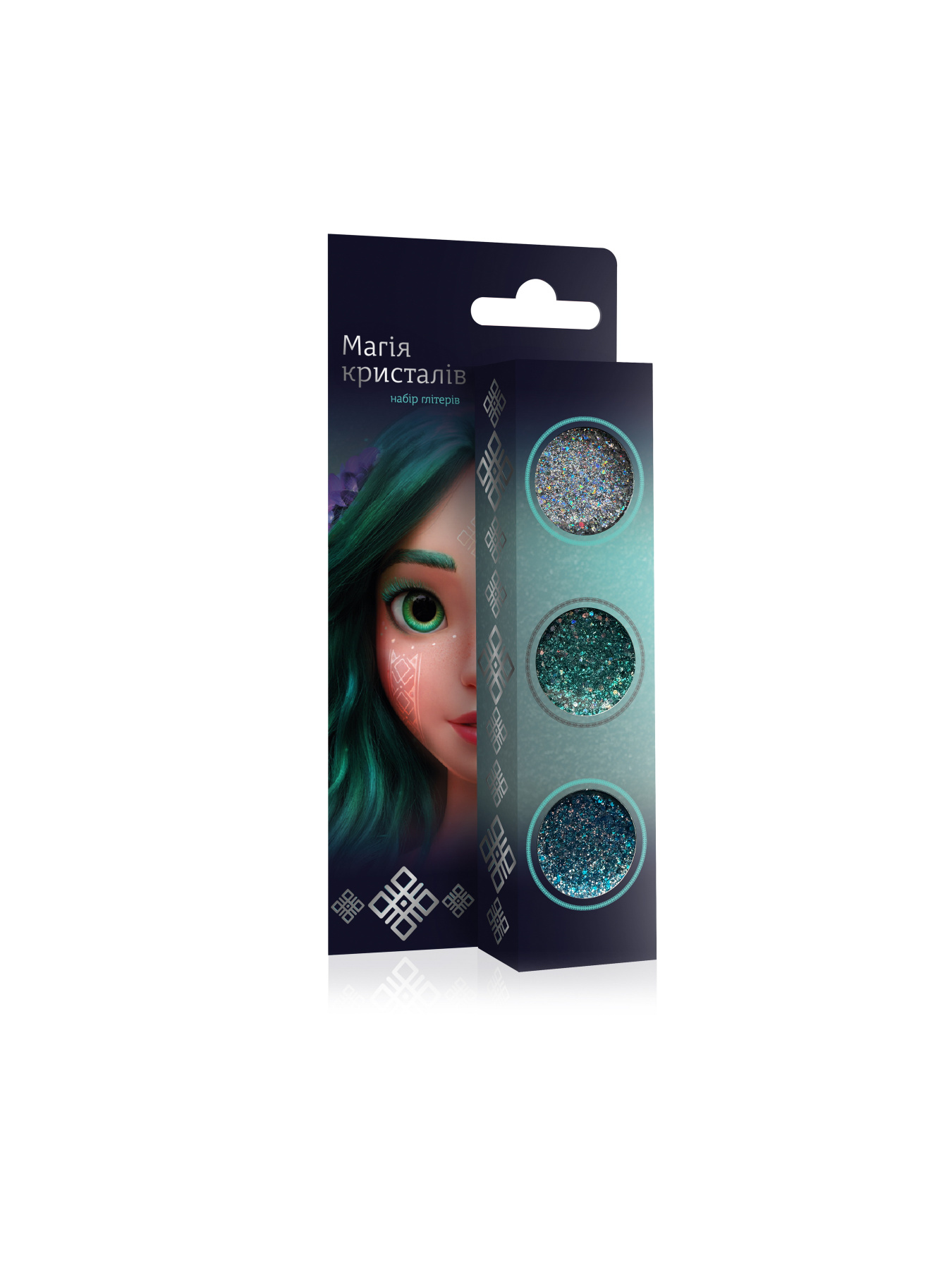 Набор глиттеров для макияжа Магія кристалів Colour Intense модель 4823123300644 Фото